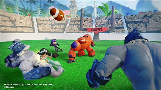 Disney Infinity Toy Box with Tinkerbell and Stitch