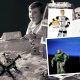 Buzz Lightyear Origin Story - images of Major Matt Mason, Buzz Lightyear, and Lunar Larry Concept Art